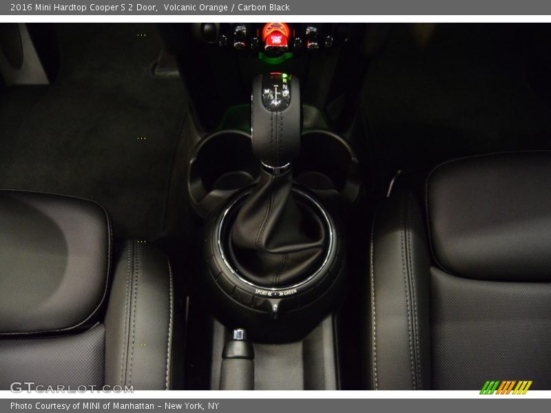 Volcanic Orange / Carbon Black 2016 Mini Hardtop Cooper S 2 Door