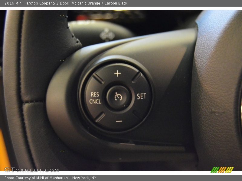 Volcanic Orange / Carbon Black 2016 Mini Hardtop Cooper S 2 Door
