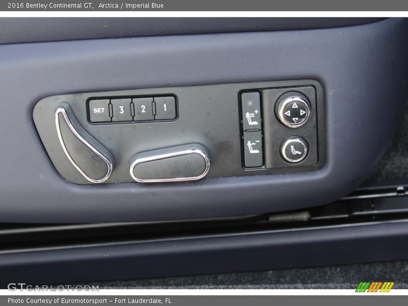 Controls of 2016 Continental GT 