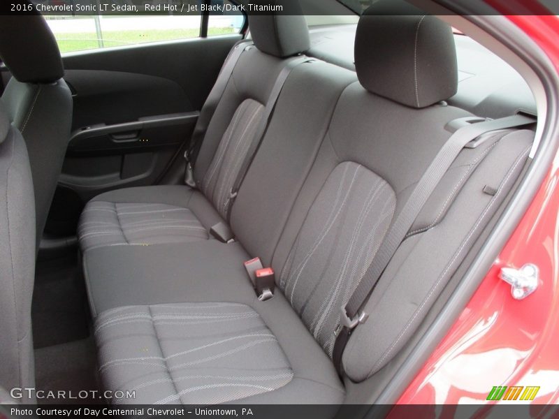 Red Hot / Jet Black/Dark Titanium 2016 Chevrolet Sonic LT Sedan