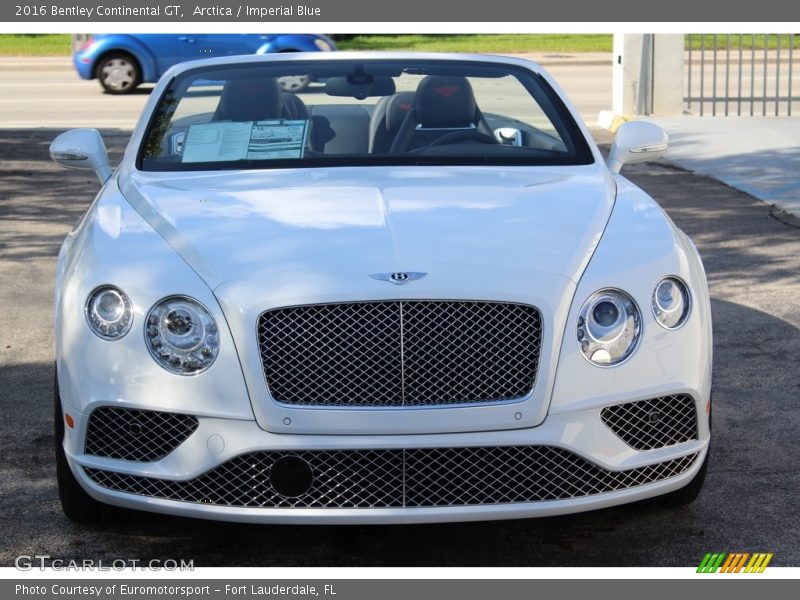 Arctica / Imperial Blue 2016 Bentley Continental GT