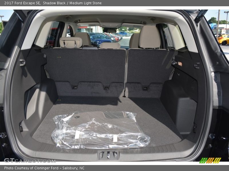 Shadow Black / Medium Light Stone 2017 Ford Escape SE