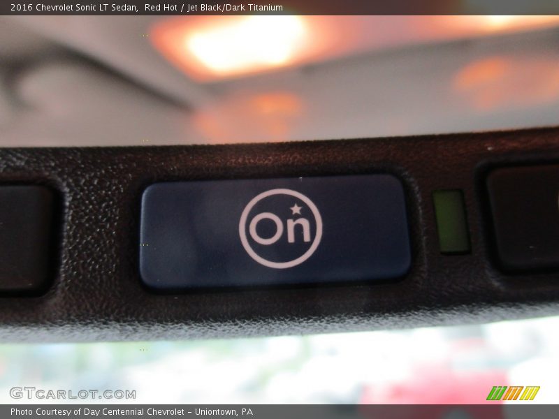 Red Hot / Jet Black/Dark Titanium 2016 Chevrolet Sonic LT Sedan