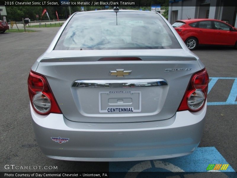 Silver Ice Metallic / Jet Black/Dark Titanium 2016 Chevrolet Sonic LT Sedan
