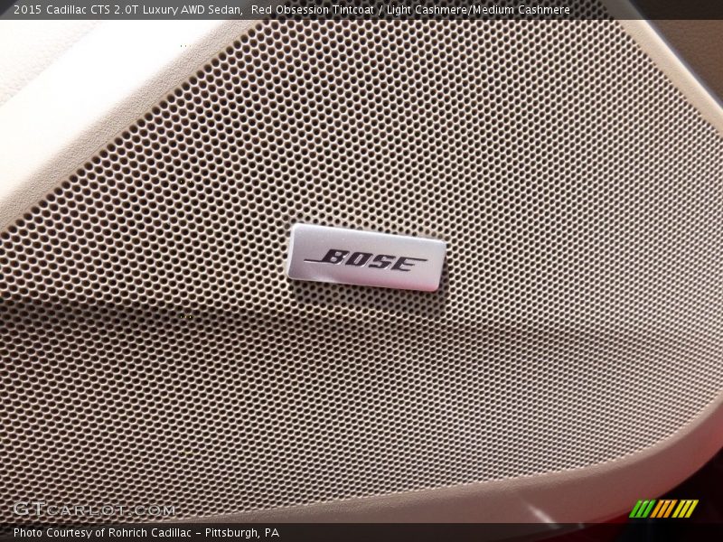 Red Obsession Tintcoat / Light Cashmere/Medium Cashmere 2015 Cadillac CTS 2.0T Luxury AWD Sedan