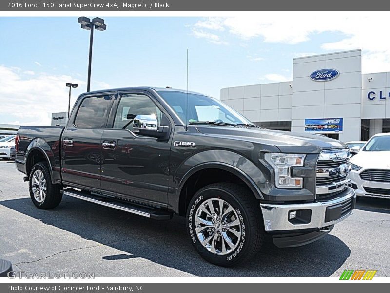 Magnetic / Black 2016 Ford F150 Lariat SuperCrew 4x4