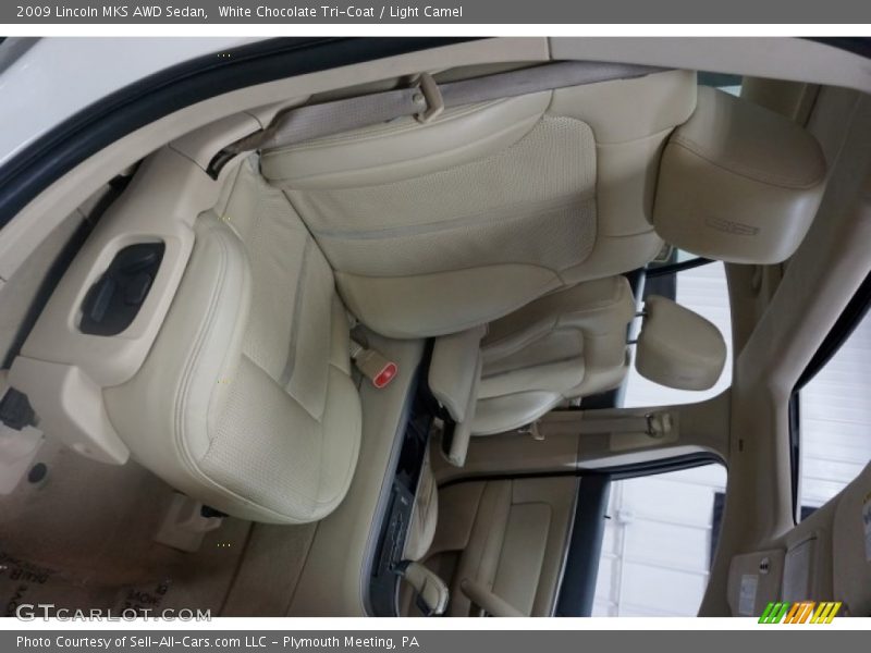 White Chocolate Tri-Coat / Light Camel 2009 Lincoln MKS AWD Sedan