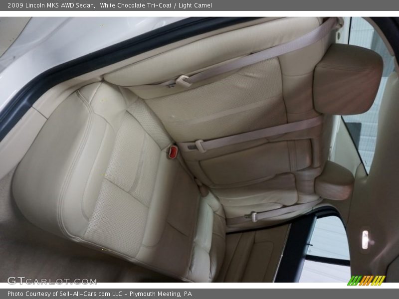 White Chocolate Tri-Coat / Light Camel 2009 Lincoln MKS AWD Sedan
