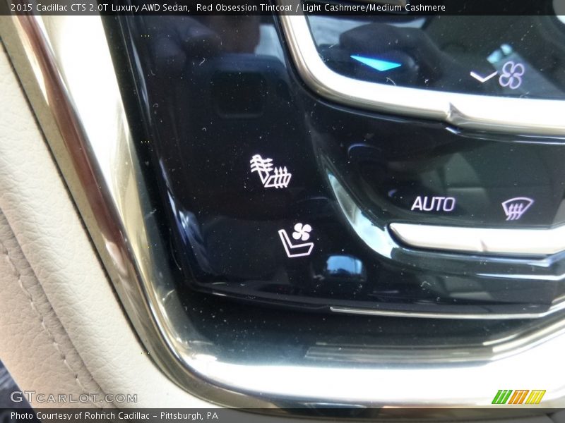 Red Obsession Tintcoat / Light Cashmere/Medium Cashmere 2015 Cadillac CTS 2.0T Luxury AWD Sedan