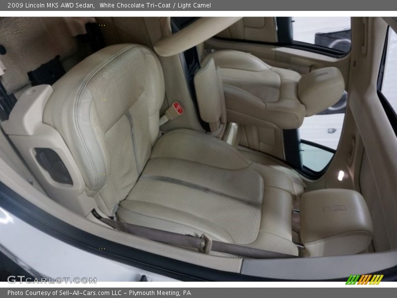 White Chocolate Tri-Coat / Light Camel 2009 Lincoln MKS AWD Sedan