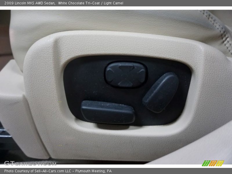 White Chocolate Tri-Coat / Light Camel 2009 Lincoln MKS AWD Sedan