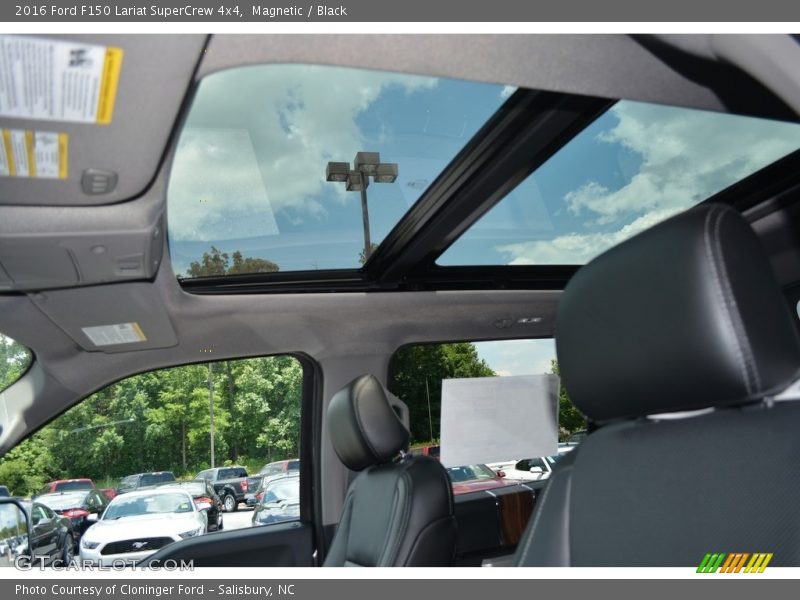 Magnetic / Black 2016 Ford F150 Lariat SuperCrew 4x4