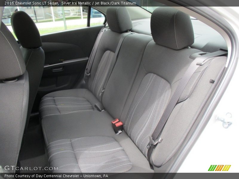 Silver Ice Metallic / Jet Black/Dark Titanium 2016 Chevrolet Sonic LT Sedan