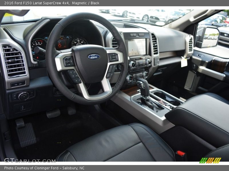 Magnetic / Black 2016 Ford F150 Lariat SuperCrew 4x4