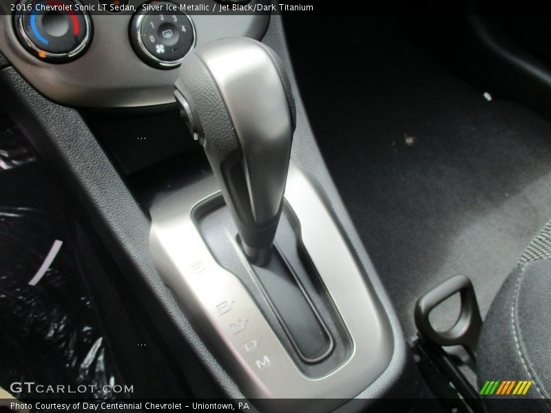 Silver Ice Metallic / Jet Black/Dark Titanium 2016 Chevrolet Sonic LT Sedan