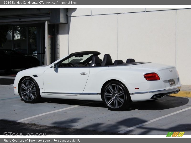 Arctica / Imperial Blue 2016 Bentley Continental GT