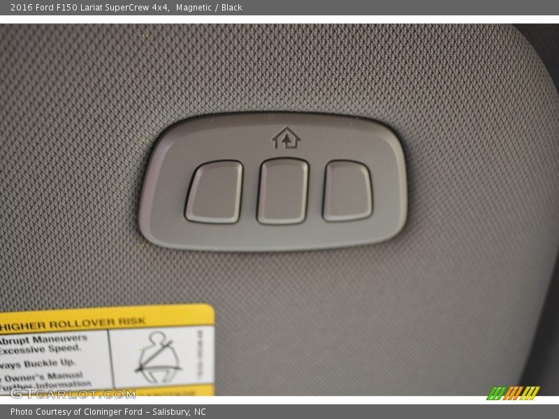 Magnetic / Black 2016 Ford F150 Lariat SuperCrew 4x4