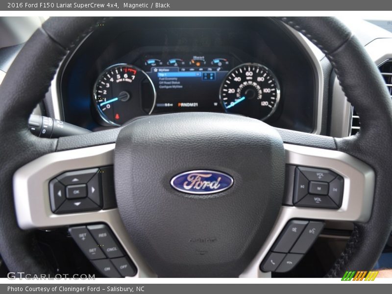 Magnetic / Black 2016 Ford F150 Lariat SuperCrew 4x4