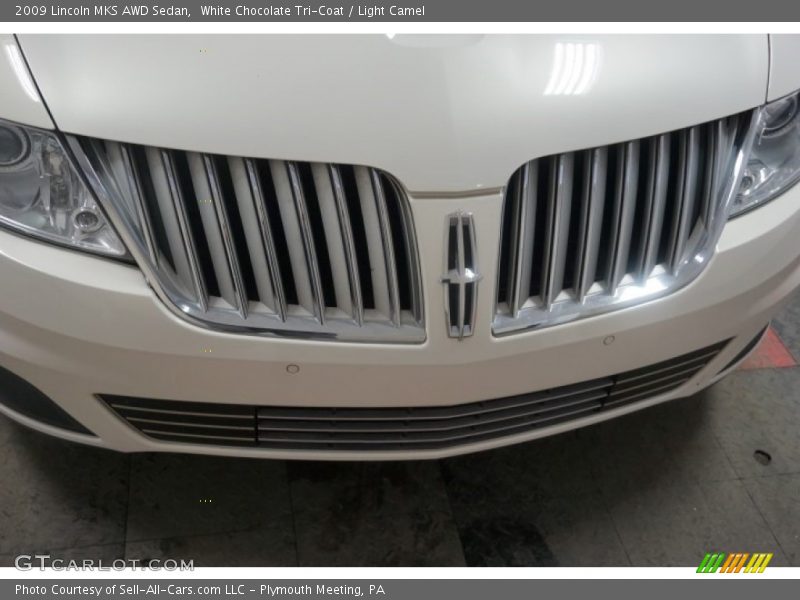 White Chocolate Tri-Coat / Light Camel 2009 Lincoln MKS AWD Sedan