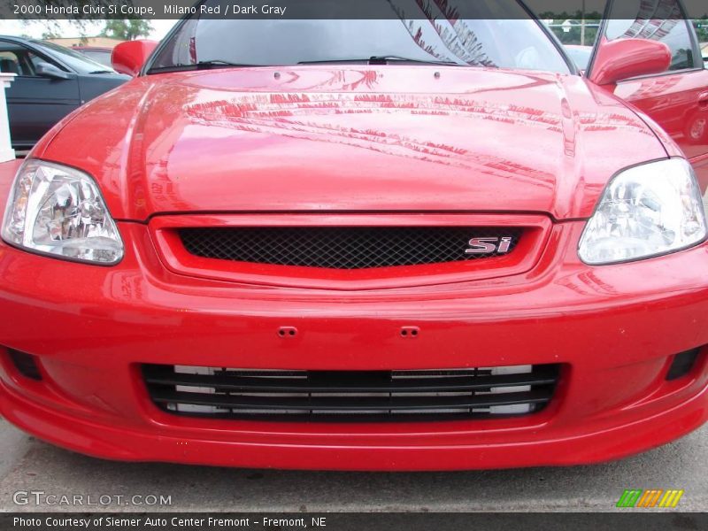 Milano Red / Dark Gray 2000 Honda Civic Si Coupe