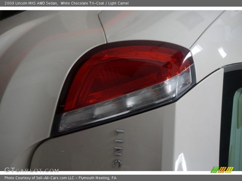 White Chocolate Tri-Coat / Light Camel 2009 Lincoln MKS AWD Sedan