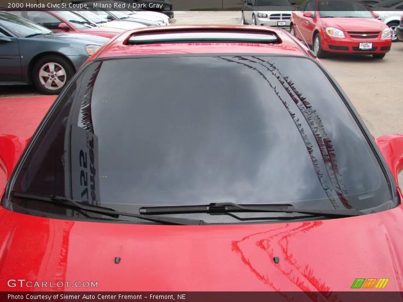 Milano Red / Dark Gray 2000 Honda Civic Si Coupe