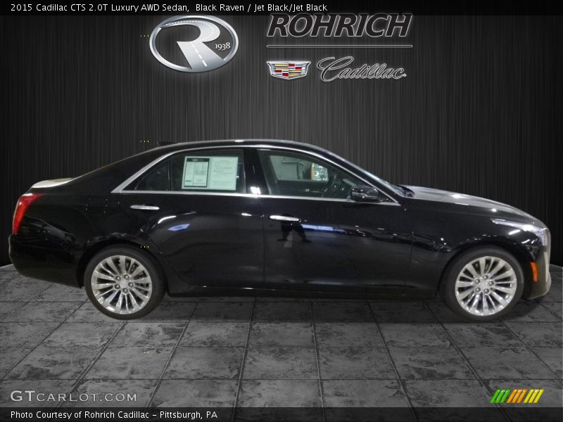 Black Raven / Jet Black/Jet Black 2015 Cadillac CTS 2.0T Luxury AWD Sedan