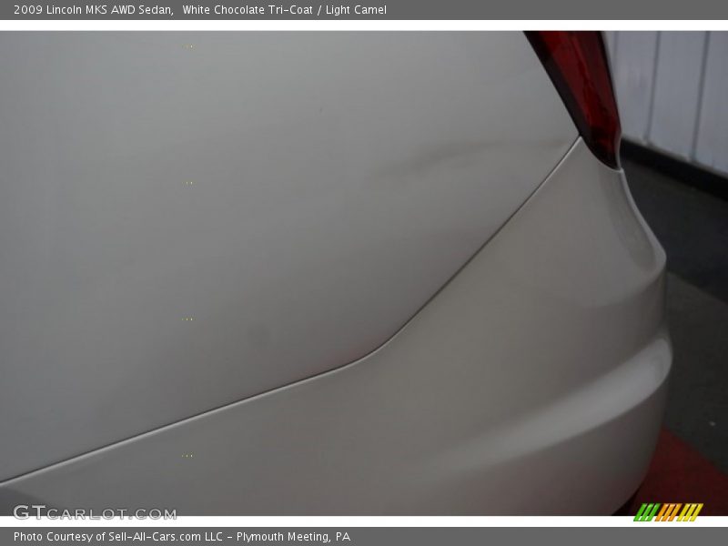 White Chocolate Tri-Coat / Light Camel 2009 Lincoln MKS AWD Sedan
