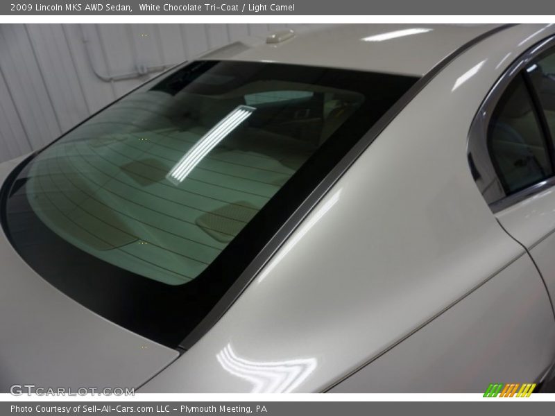 White Chocolate Tri-Coat / Light Camel 2009 Lincoln MKS AWD Sedan