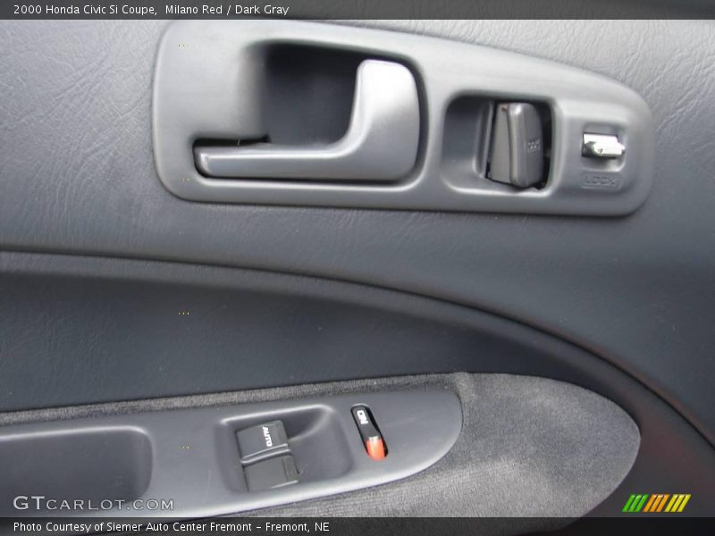 Milano Red / Dark Gray 2000 Honda Civic Si Coupe