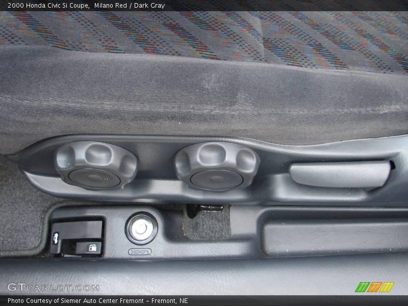 Milano Red / Dark Gray 2000 Honda Civic Si Coupe