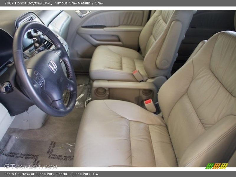 Nimbus Gray Metallic / Gray 2007 Honda Odyssey EX-L