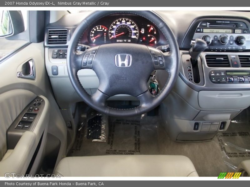 Nimbus Gray Metallic / Gray 2007 Honda Odyssey EX-L