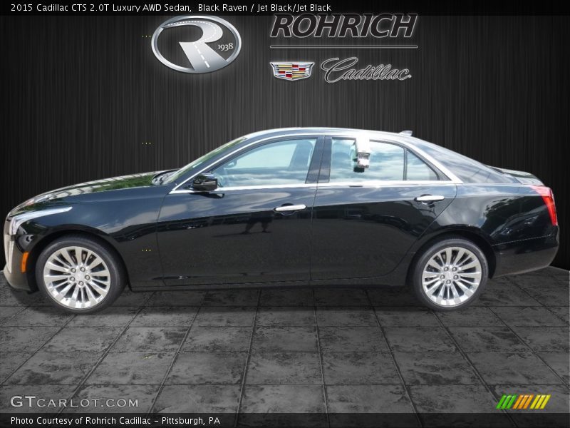 Black Raven / Jet Black/Jet Black 2015 Cadillac CTS 2.0T Luxury AWD Sedan