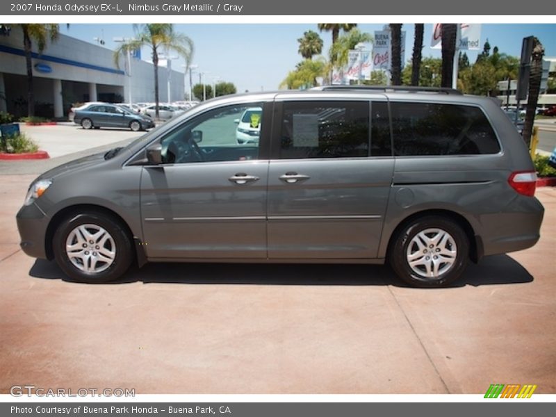 Nimbus Gray Metallic / Gray 2007 Honda Odyssey EX-L