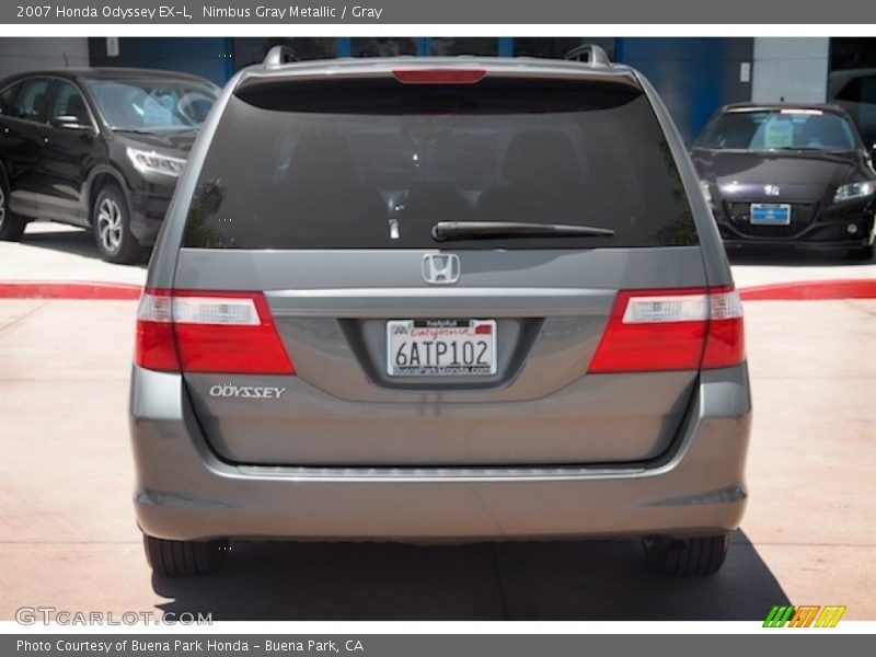 Nimbus Gray Metallic / Gray 2007 Honda Odyssey EX-L