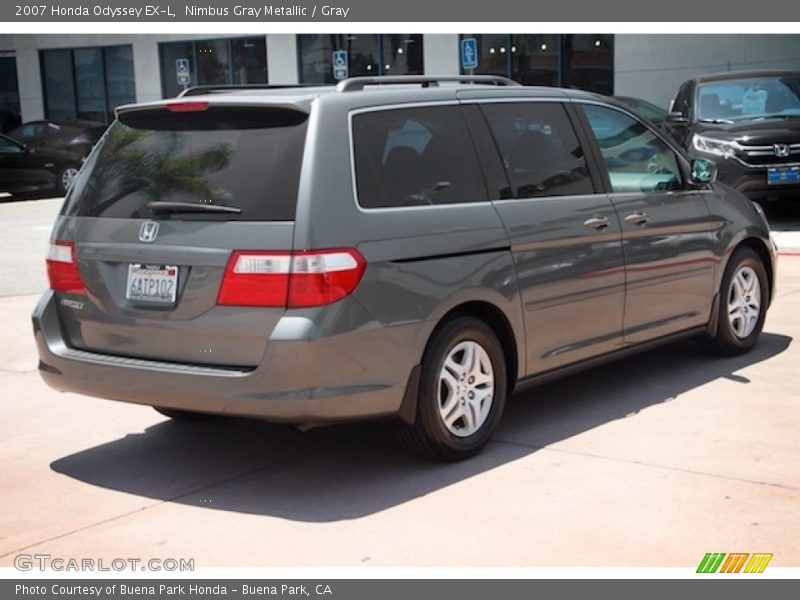 Nimbus Gray Metallic / Gray 2007 Honda Odyssey EX-L