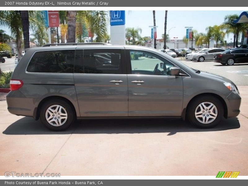Nimbus Gray Metallic / Gray 2007 Honda Odyssey EX-L