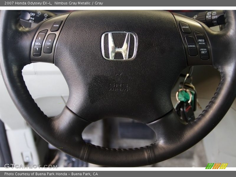 Nimbus Gray Metallic / Gray 2007 Honda Odyssey EX-L