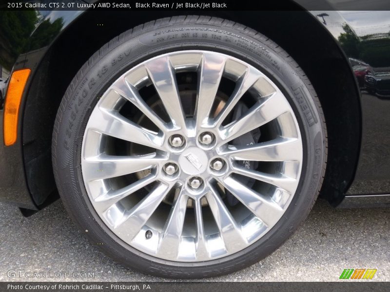 Black Raven / Jet Black/Jet Black 2015 Cadillac CTS 2.0T Luxury AWD Sedan