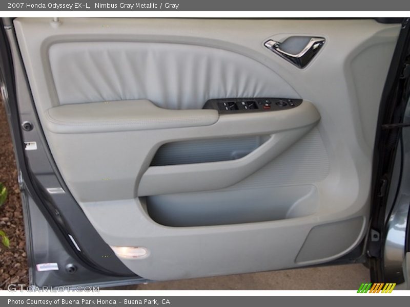 Nimbus Gray Metallic / Gray 2007 Honda Odyssey EX-L