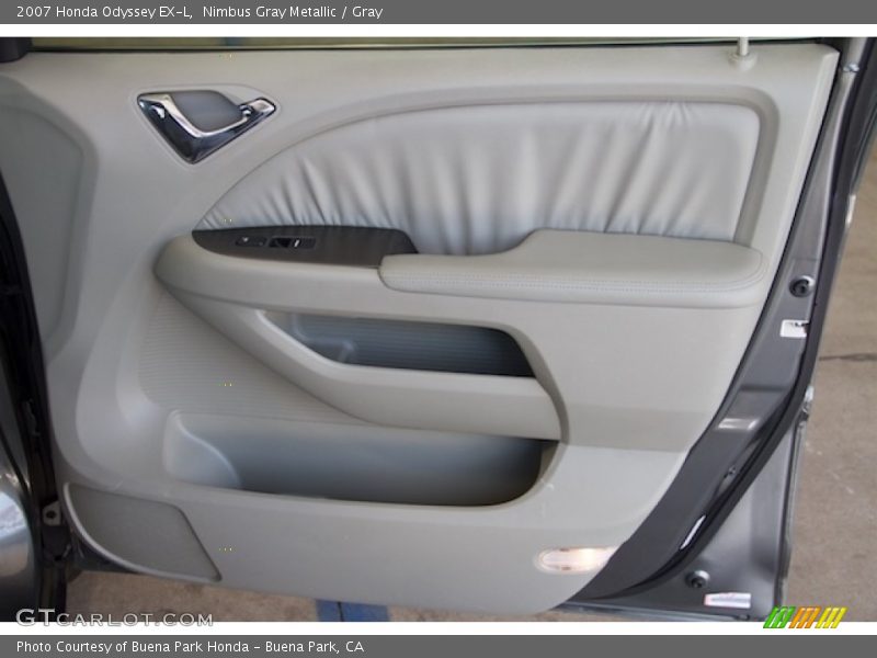 Nimbus Gray Metallic / Gray 2007 Honda Odyssey EX-L
