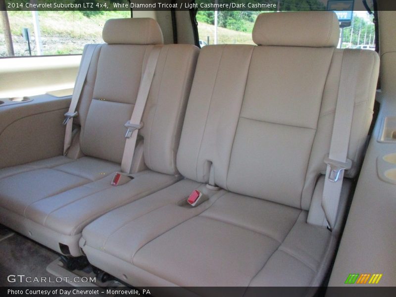 White Diamond Tricoat / Light Cashmere/Dark Cashmere 2014 Chevrolet Suburban LTZ 4x4