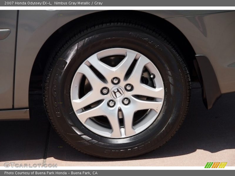 Nimbus Gray Metallic / Gray 2007 Honda Odyssey EX-L