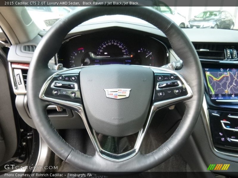 Black Raven / Jet Black/Jet Black 2015 Cadillac CTS 2.0T Luxury AWD Sedan