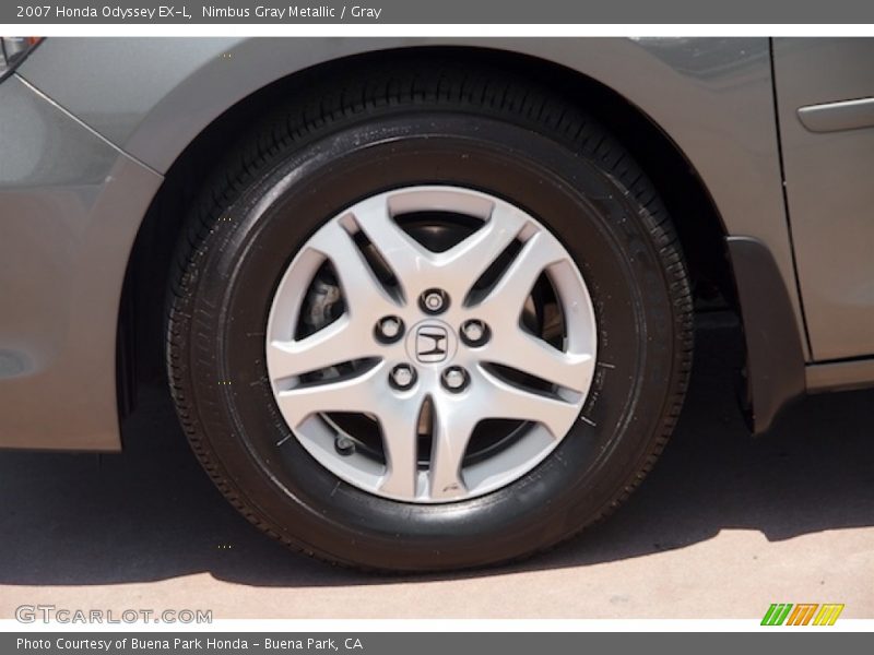 Nimbus Gray Metallic / Gray 2007 Honda Odyssey EX-L