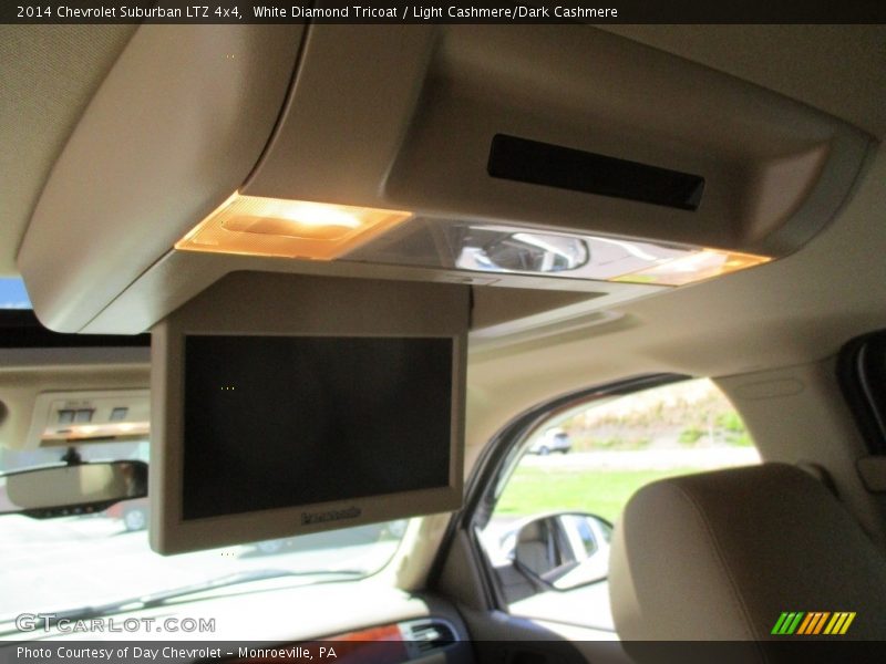 White Diamond Tricoat / Light Cashmere/Dark Cashmere 2014 Chevrolet Suburban LTZ 4x4
