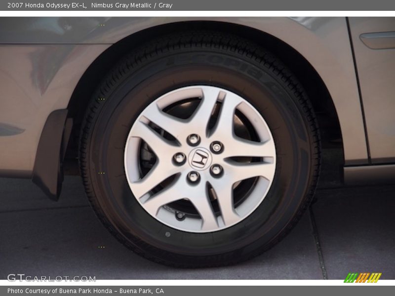 Nimbus Gray Metallic / Gray 2007 Honda Odyssey EX-L