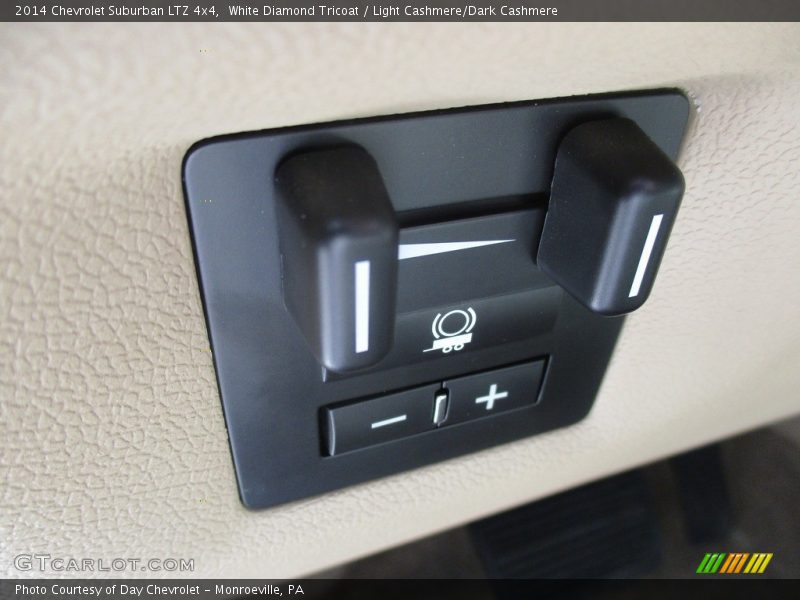 White Diamond Tricoat / Light Cashmere/Dark Cashmere 2014 Chevrolet Suburban LTZ 4x4