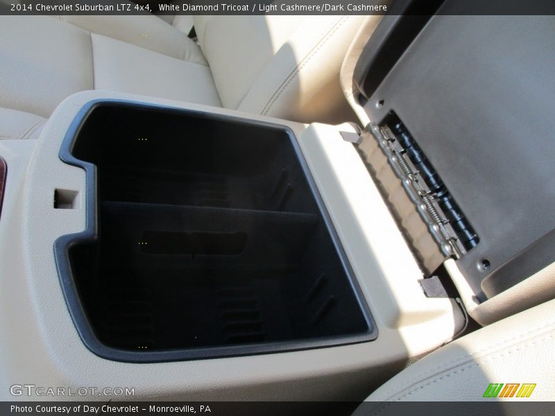 White Diamond Tricoat / Light Cashmere/Dark Cashmere 2014 Chevrolet Suburban LTZ 4x4